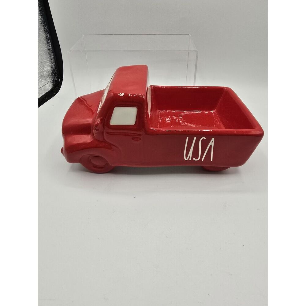 Rae Dunn Fourth 4th of July Red USA Truck 2021 Ceramic